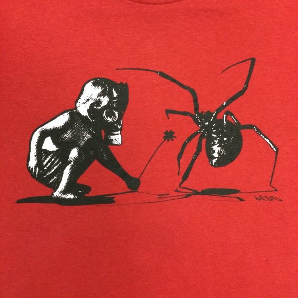 bEDO sHIRTS Teasing Arachnids Graphic T-Shirt NEW - Picture 5 of 7